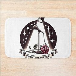 RIP Matthew Perry Bath Mat