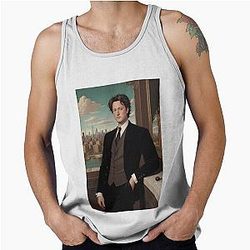 Renaissance painting style Matthew Perry tank top
