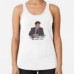 Matthew Perry Funny quotes Racerback Tank Top