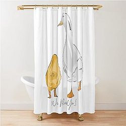 Matthew Perry Chandler Bing RIP - Chick and Duck Misses You Shower Curtain