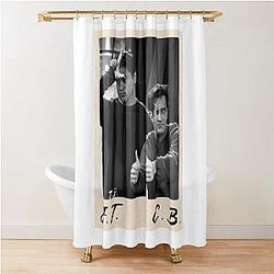 Friends Matthew Perry Chandler Bing Shower Curtain
