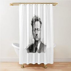 Matthew Perry Sketch Shower Curtain