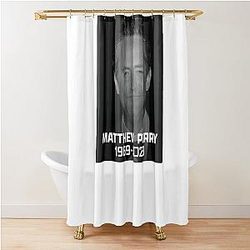 RIP Matthew Perry Chandler Bing Shower Curtain
