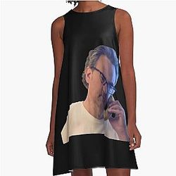 Matthew Perry A Line Dress