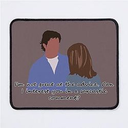 Matthew Perry Quote Cut Mouse Pad