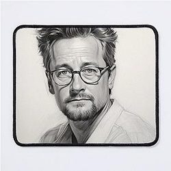 Matthew Perry Sketch Art Mouse Pad