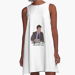 Matthew Perry Funny Quotes A-Line Dress