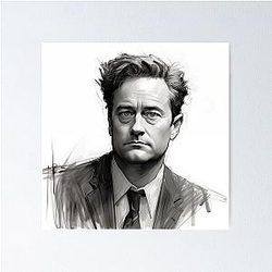 Matthew Perry Sketch Poster