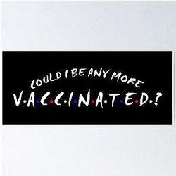 Could I Be Any More Vaccinated - Matthew Perry Poster