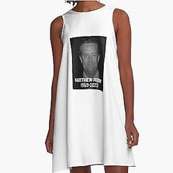 RIP Matthew Perry Chandler Bing A-Line Dress