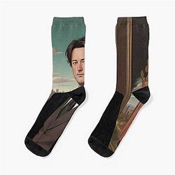 Renaissance painting style Matthew Perry socks