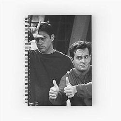 Friends Matthew Perry Chandler Bing Spiral Notebook