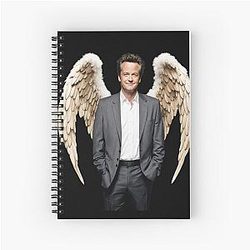 Matthew Perry Angel Spiral Notebook