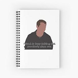 Matthew Perry Chandler Spiral Notebook