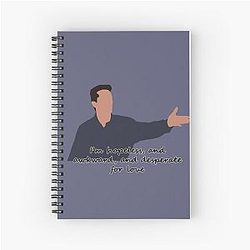 Matthew Perry Chandler quote Spiral Notebook