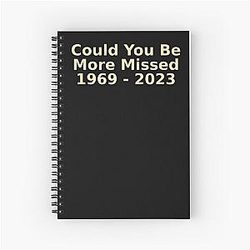 Matthew Perry Could You Be More Missed Spiral Notebook