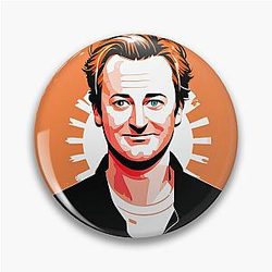 Matthew Perry Tribute Iconic Actor Design Pin