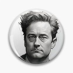 Matthew Perry Sketch Pin