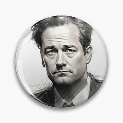 Matthew Perry Poster Art Pin
