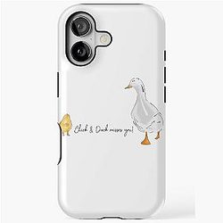 Matthew Perry Chandler Bing RIP Matthew Perry Chick and Duck misses you Tough iPhone Case