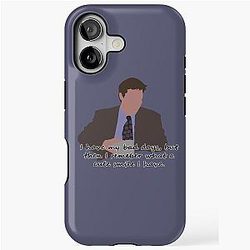 Matthew Perry Chandler Funny stickers iPhone Tough Case