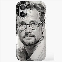 Matthew Perry Sketch Art iPhone Case