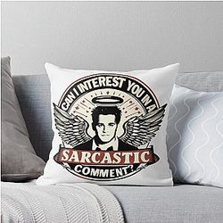 Matthew Perry Sarcastic Throw Pillow