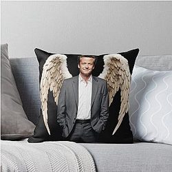 Matthew Perry Angel Throw Pillow