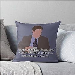 Matthew Perry Funny quotes Throw Pillows