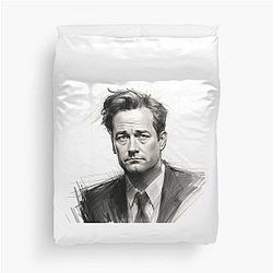 Matthew Perry Poster Art Duvet Cover