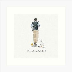Matthew Perry The One Where We Lost a Friend Art Print