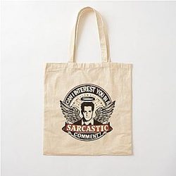Matthew Perry Sarcastic Cotton Tote Bag