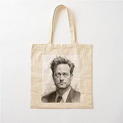 Matthew Perry Sketch Cotton Tote Bag