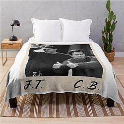 Friends Matthew Perry Chandler Bing Throw Blanket