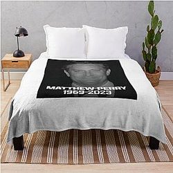 RIP Matthew Perry - Chandler Bing Throw Blanket