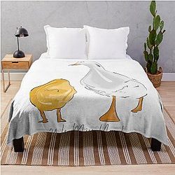 Matthew Perry Chandler Bing RIP  Chick and Duck misses you Throw Blanket