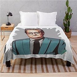 Matthew Perry Fan Art Throw Blanket