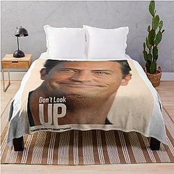 Don't Look Up Missing Movie Poster From Matthew Perry Throw Blanket