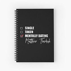 Mentally Dating Matthew Tkachuk Notebook