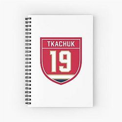 Matthew Tkachuk 19 Spiral Notebook