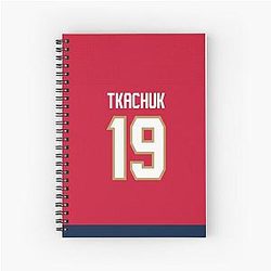 Florida Panthers Matthew Tkachuk Home Jersey Spiral Notebook Phone Case