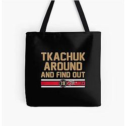 Matthew Tkachuk Around Florida Hockey All Over Print Tote Bag