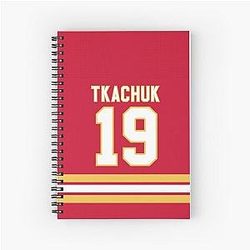 Calgary Flames Matthew Tkachuk Home Jersey Case Notebook