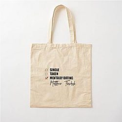 Mentally Dating Matthew Tkachuk Cotton Tote Bag