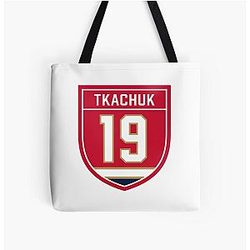 Matthew Tkachuk Emblem Tote Bag