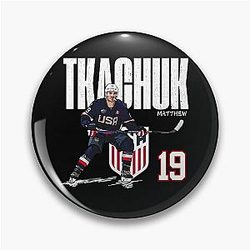 Matthew Tkachuk 19 Hockey Pin