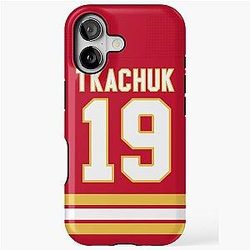 Calgary Flames Matthew Tkachuk Home Jersey Phone Case