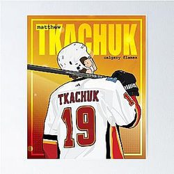 Calgary Hockey Matthew Tkachuk Poster