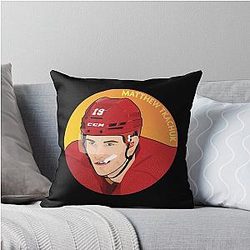 Calgary Hockey - Matthew Tkachuk Throw Pillow