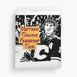 Matthew Tkachuk Friendship Tour Duvet Cover
